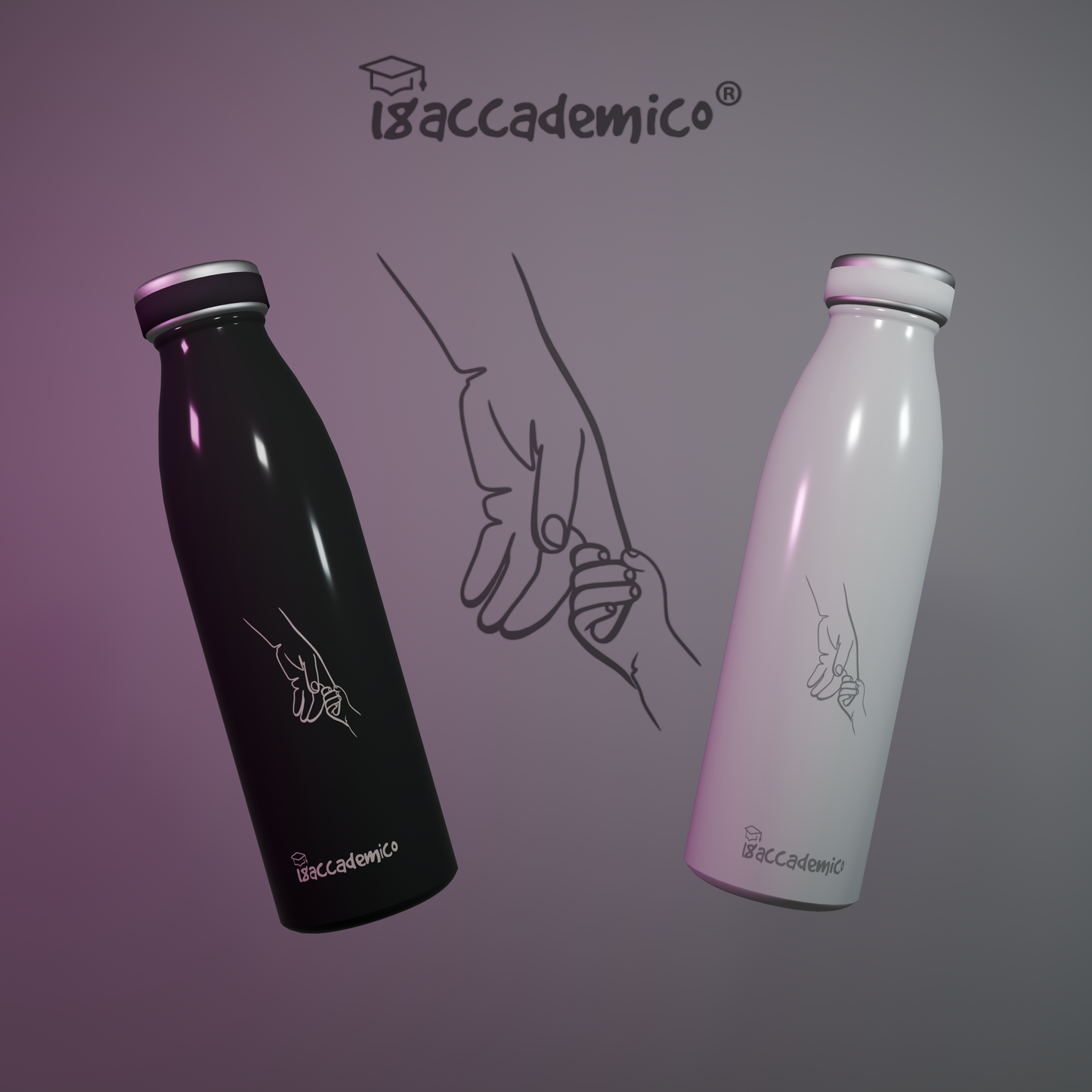 Hands Water Bottle